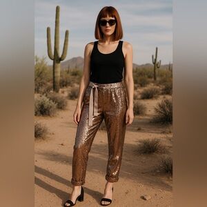 Dance & Marvel Sequin Trousers – Size M